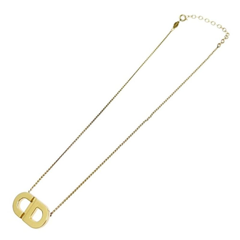 Christian Dior GP CD Logo Necklace Gold Necklace - Picture 2 of 7